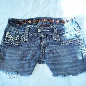 ROCK REVIVAL WOMENS JEAN SHORTS